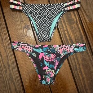 (2) Shade & Shore Bikini Bottoms - Large